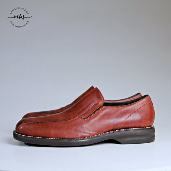 Rush By Gordon Rush Leather Loafers Brown‎ Men 12 main image 8